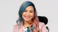 Portrait of disability and gender equity advocate Akii Ngo