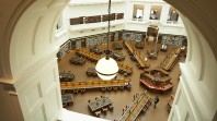 Photograph of La Trobe Reading Room from above