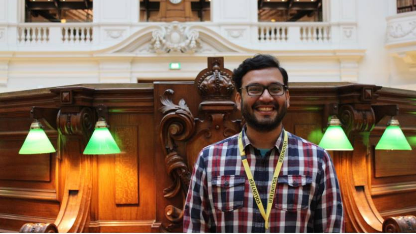 Picture of Library volunteer greeter